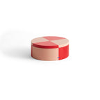 Tin container opbergblik rond