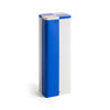 Tin container opbergblik hoog blauw