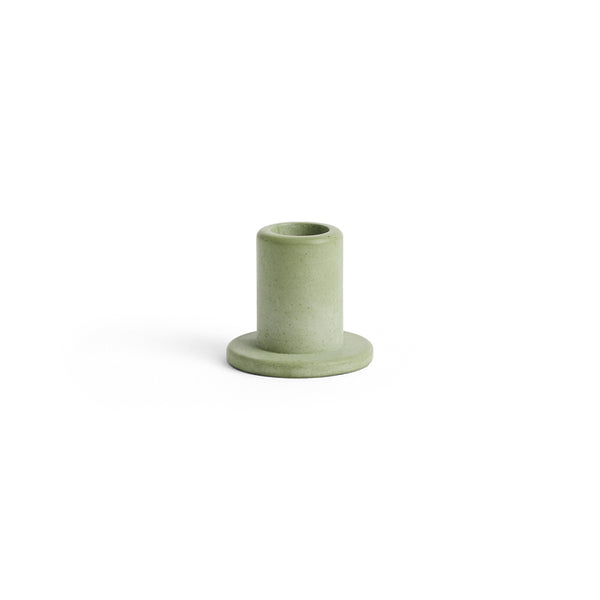Tube kandelaar beton dusty groen