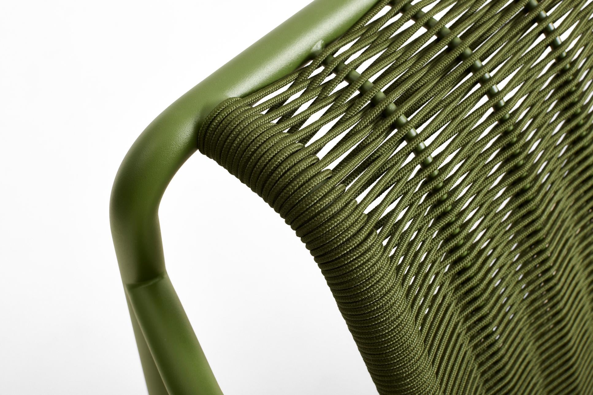 Palissade cord loungestoel - laag