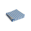 Pattern servet pillar stripe lichtblauw 20 stuks