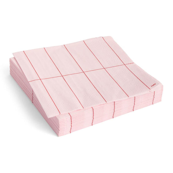 Pattern servet lunch roze 20 stuks