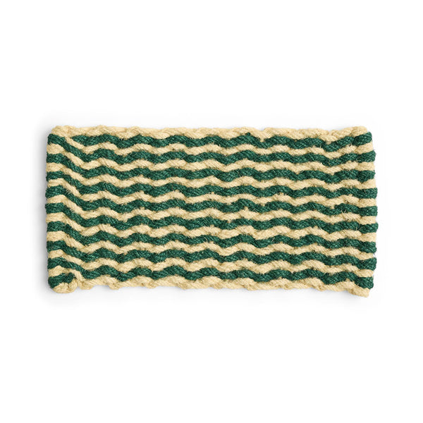 Coco deurmat stripe wave groen