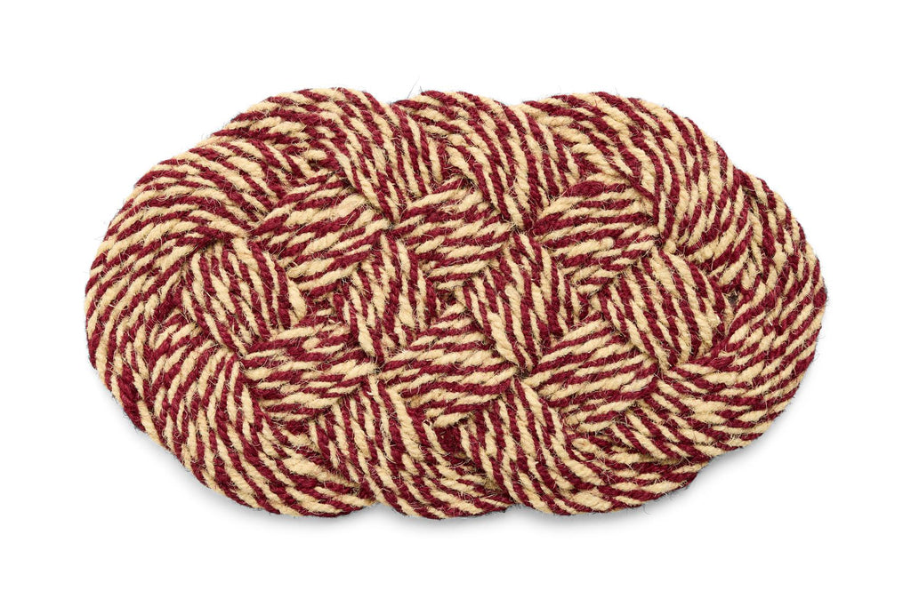 Coco deurmat swirl bordeaux