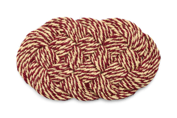 Coco deurmat swirl bordeaux