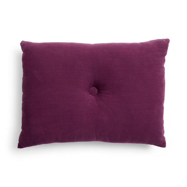 Dot kussen linnen burgundy