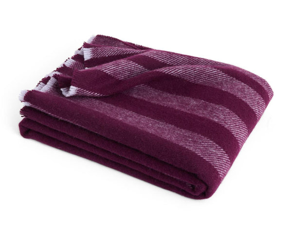 Duo plaid wol plum