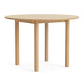 Annex tafel rond eiken poten