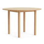 Annex tafel rond eiken poten