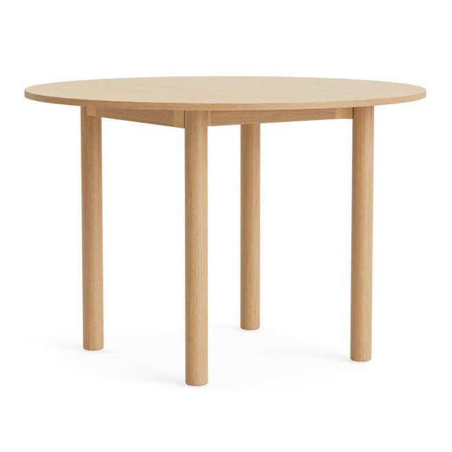 Annex tafel rond eiken poten