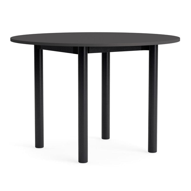 Annex tafel rond eiken poten