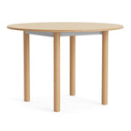 Annex tafel rond eiken poten