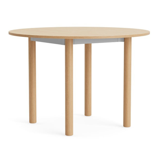 Annex tafel rond eiken poten