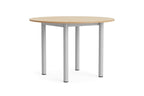 Annex tafel rond aluminium poten