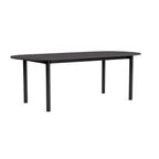 Annex tafel oblong eiken poten