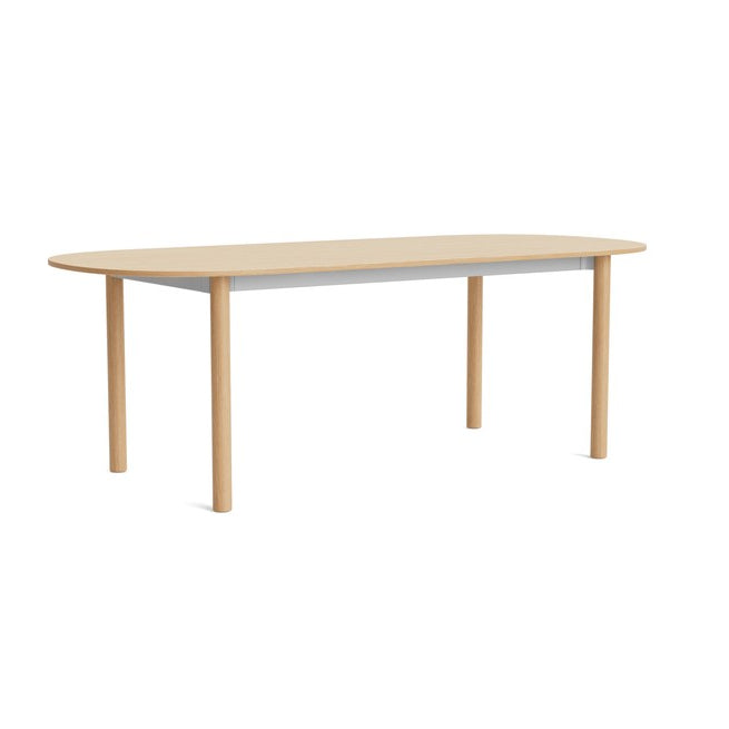 Annex tafel oblong eiken poten