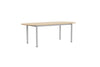 Annex tafel oblong aluminium poten