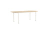 Annex tafel oblong aluminium poten