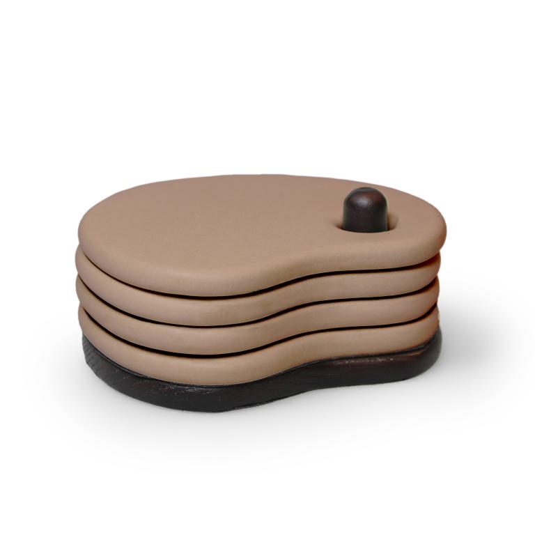 Fondant coaster onderzetter set van 4