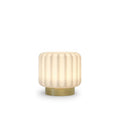Dentelles tafellamp 9cm oplaadbaar goud