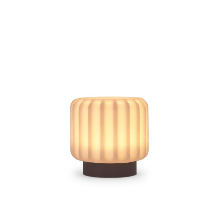 Dentelles tafellamp 9cm oplaadbaar earth