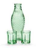 Fish & Fish karaf set met 2 glazen