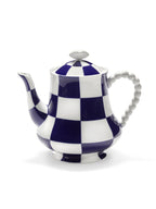 Theepot Fête des Bêtes blauw wit Wouters & Hendrix