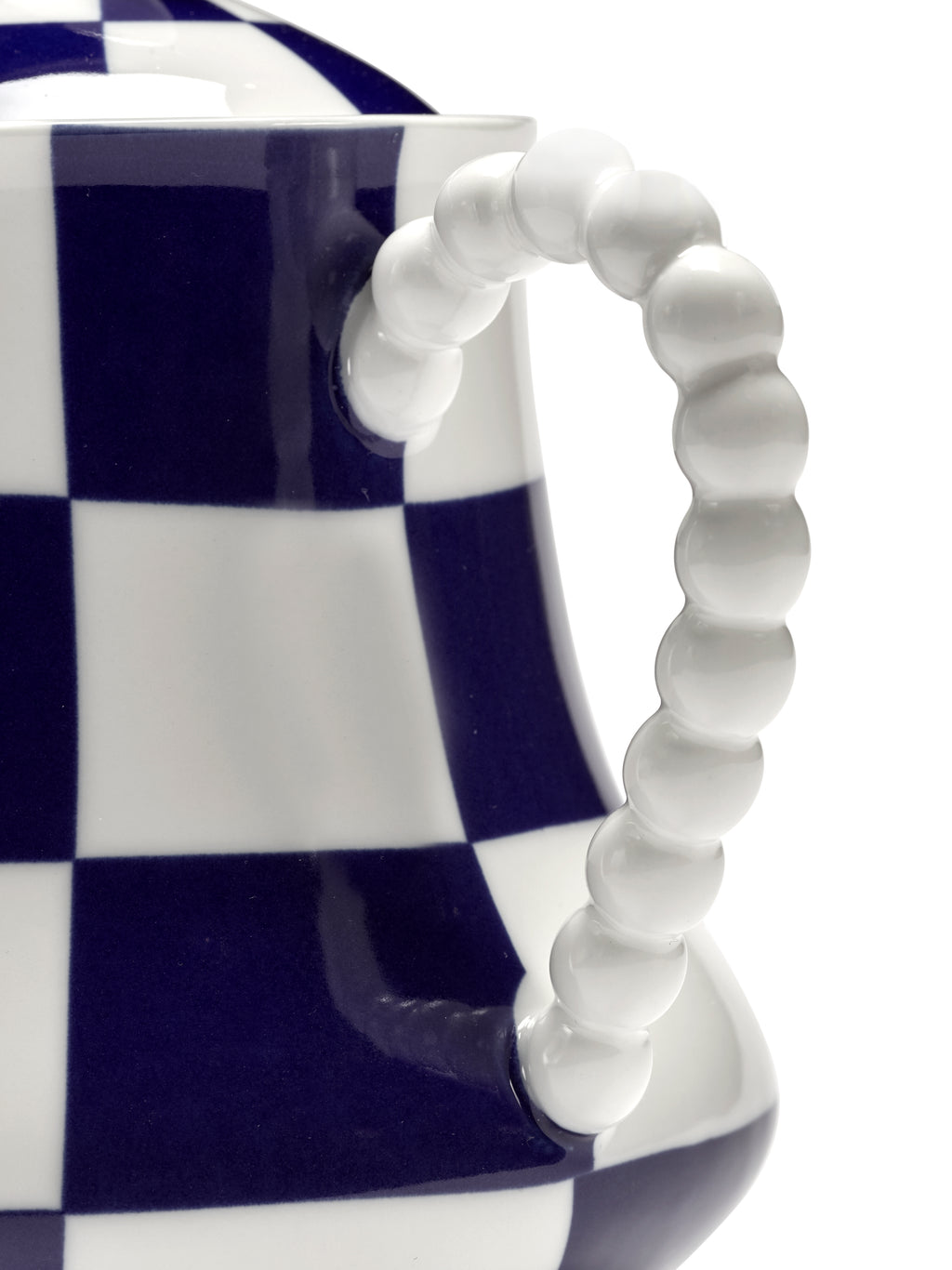 Theepot Fête des Bêtes blauw wit Wouters & Hendrix