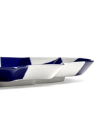 Serveerschaal Fête des Bêtes blauw wit Wouters & Hendrix