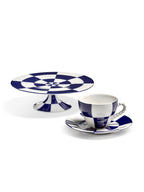 Taartschotel Fête des Bêtes blauw wit Wouters & Hendrix