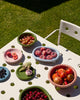 Barro salade schaal large naturel strepen