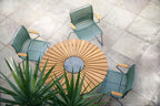Circle bamboe tuintafel 110cm