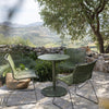 Toonzaalmodel Click tuinstoel olive set van 2