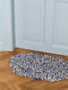 Coco deurmat swirl blauw