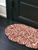 Coco deurmat swirl bordeaux