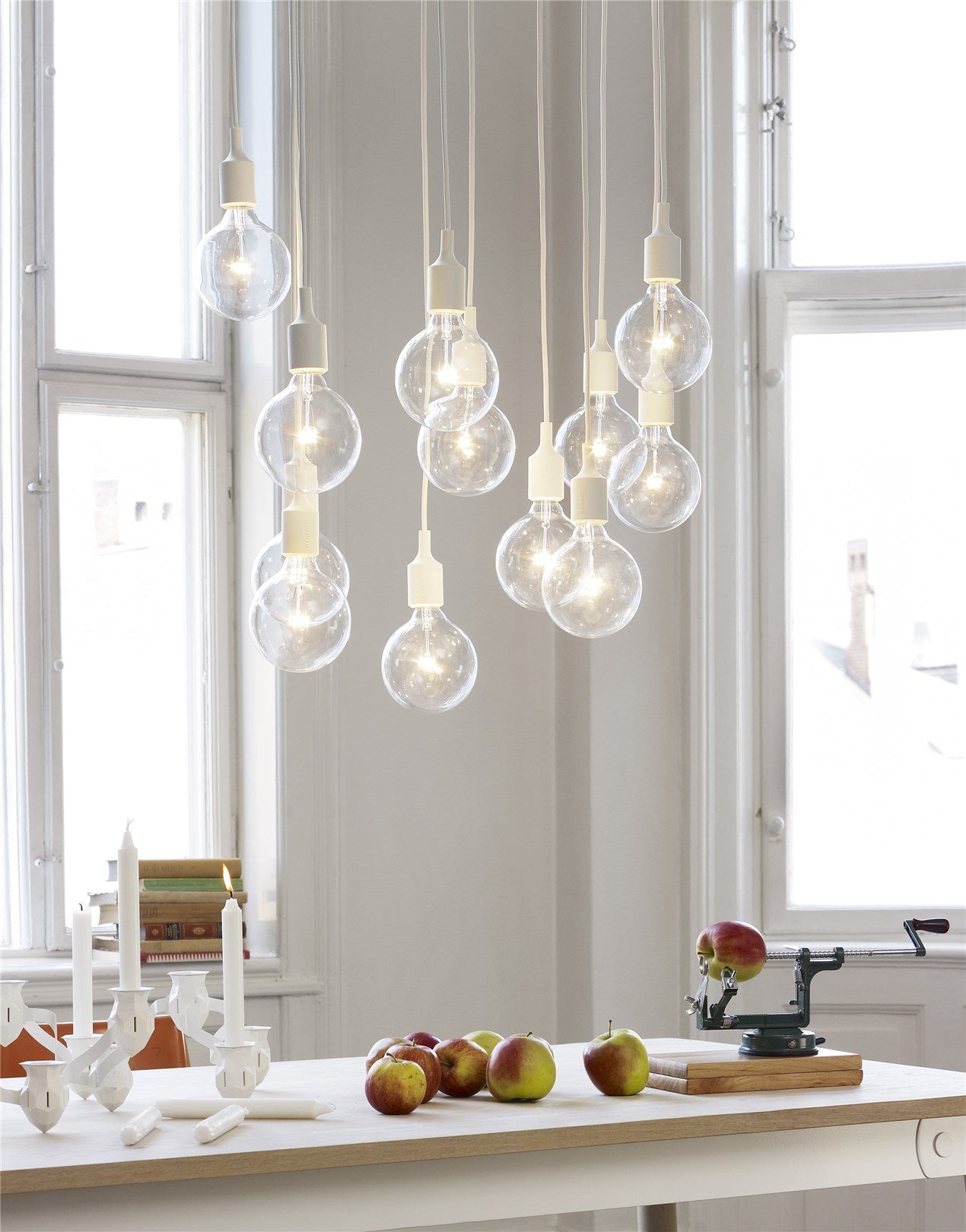 E27 pendant LED hanglamp wit