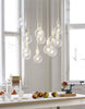 E27 pendant LED hanglamp wit