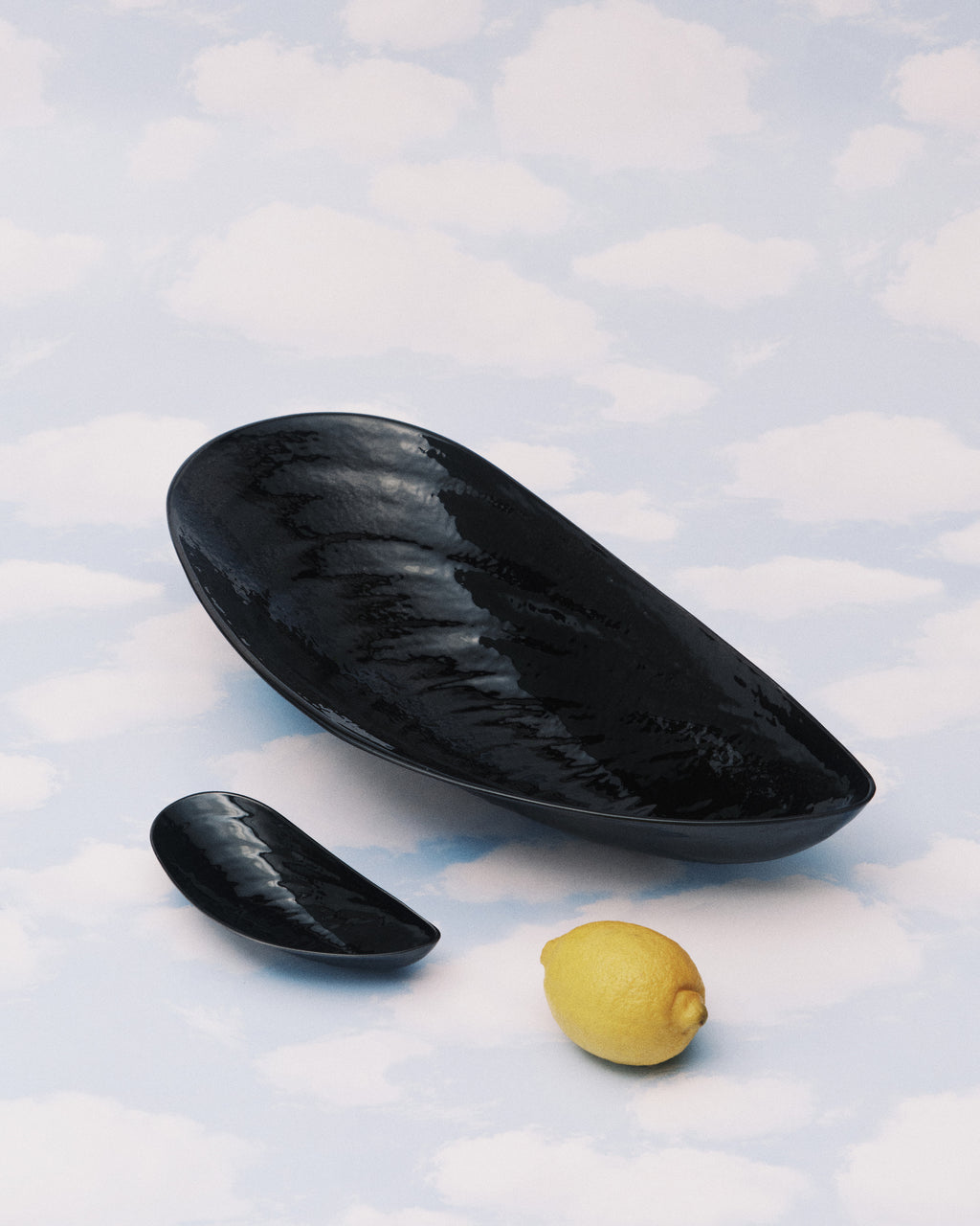 Mossel schaal Marcel small zwart Wouters & Hendrix