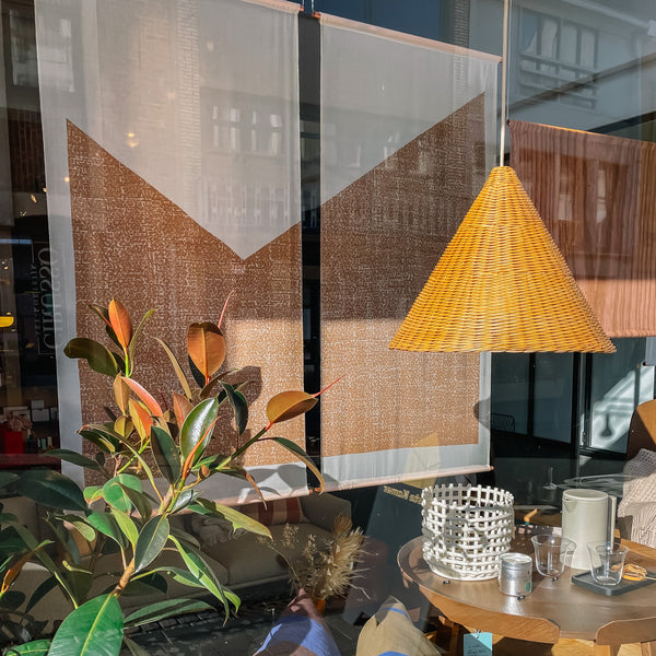 Toonzaalmodel Dou hanglamp rotan 45cm