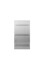 Lager wandplank triple small aluminium