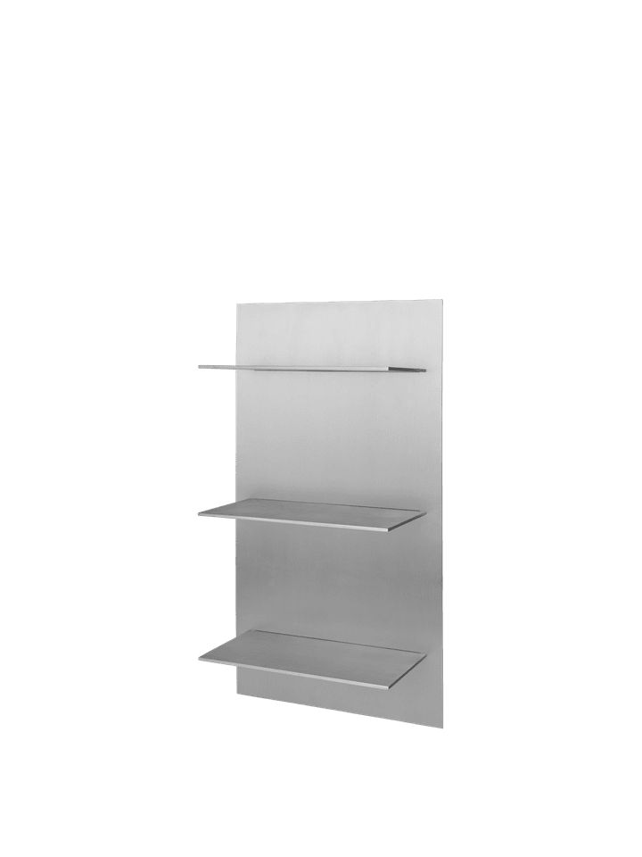 Lager wandplank triple small aluminium