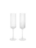 Ripple champagne glazen set van 2