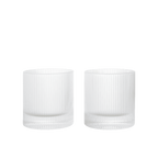 Ripple tumbler glazen set van 2