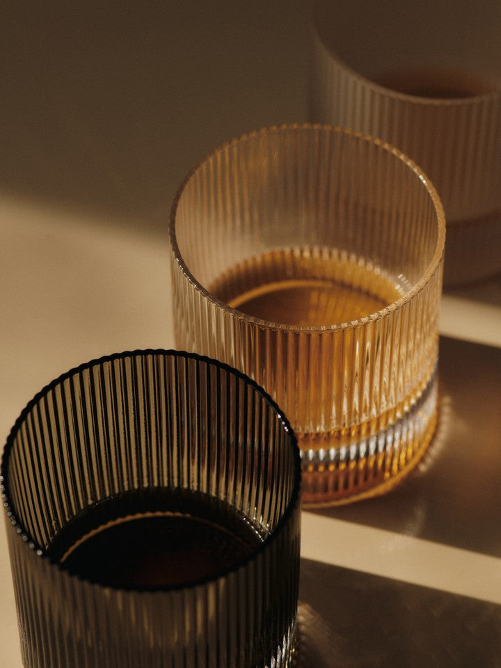 Ripple tumbler glazen set van 2