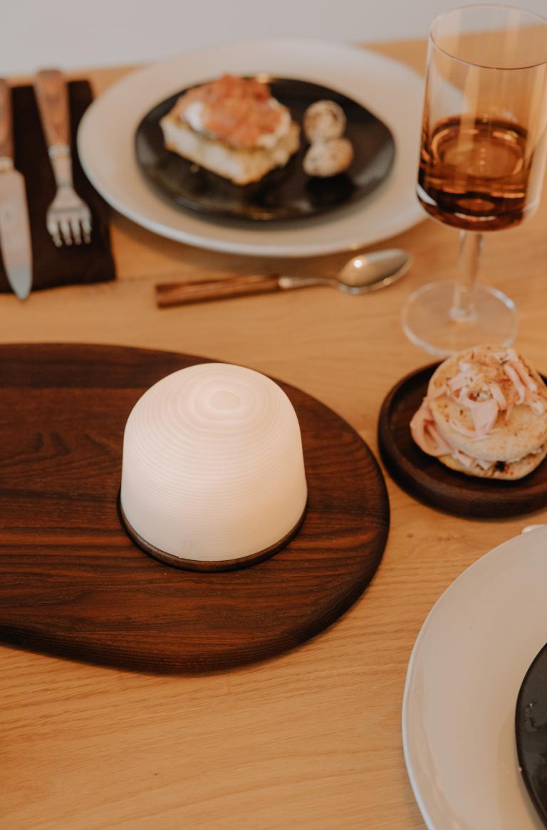 Fondant tafellamp small oplaadbaar donker es
