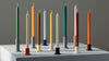 Gradient kaarsen set van 7 regenboog