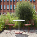 Toonzaalmodel tuinset Terrazzo rood