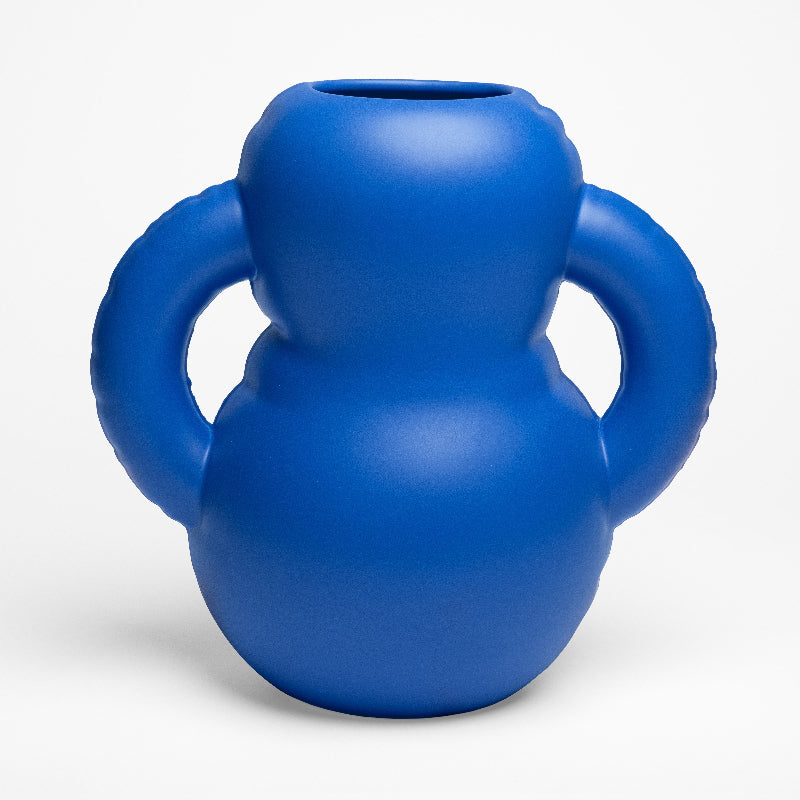 Oscar vaas keramiek blauw