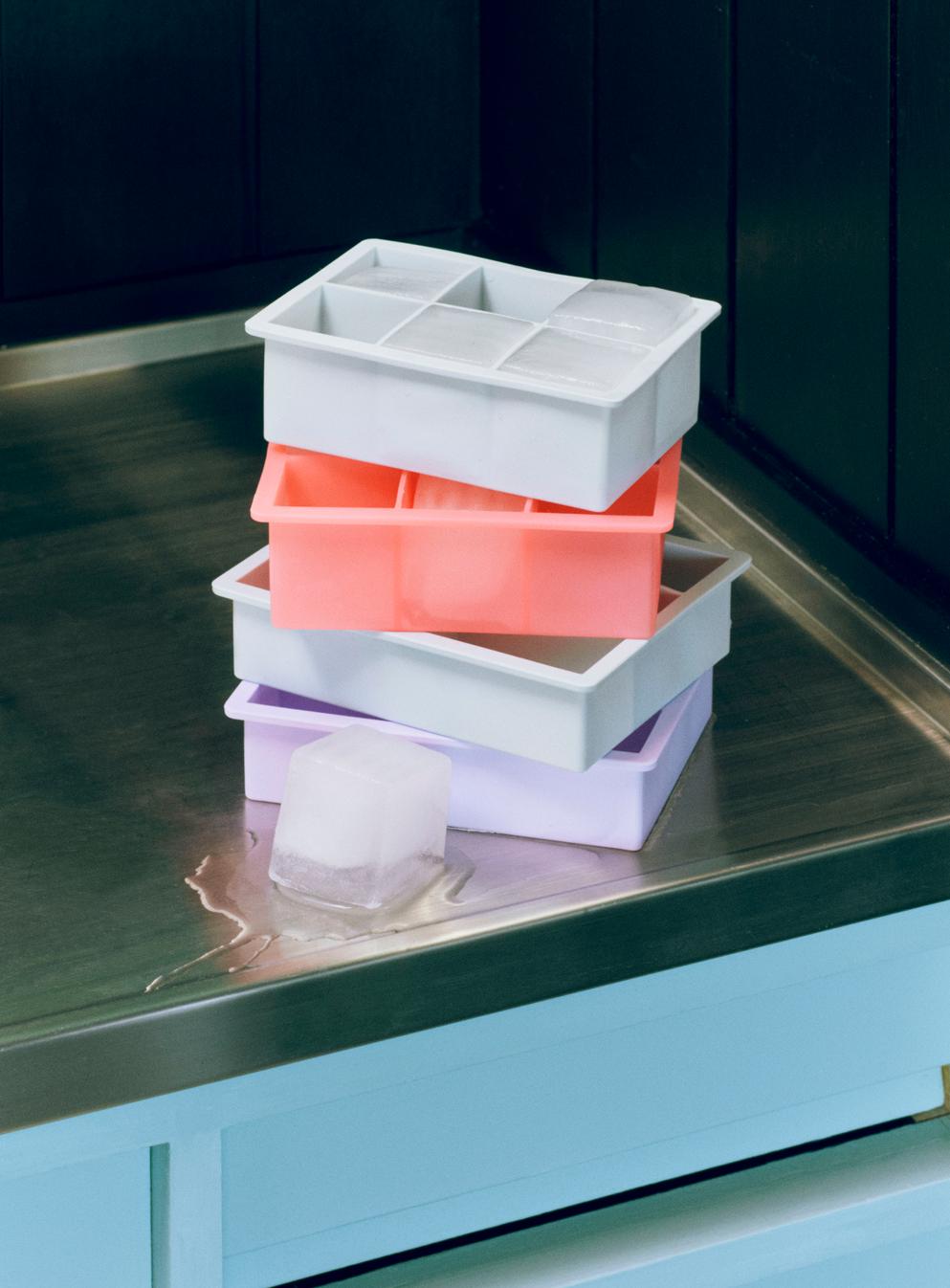 Ice cube stick ijsblokvorm 6st lilac