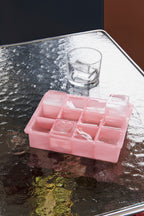 Ice cube ijsblokvorm 12st roze